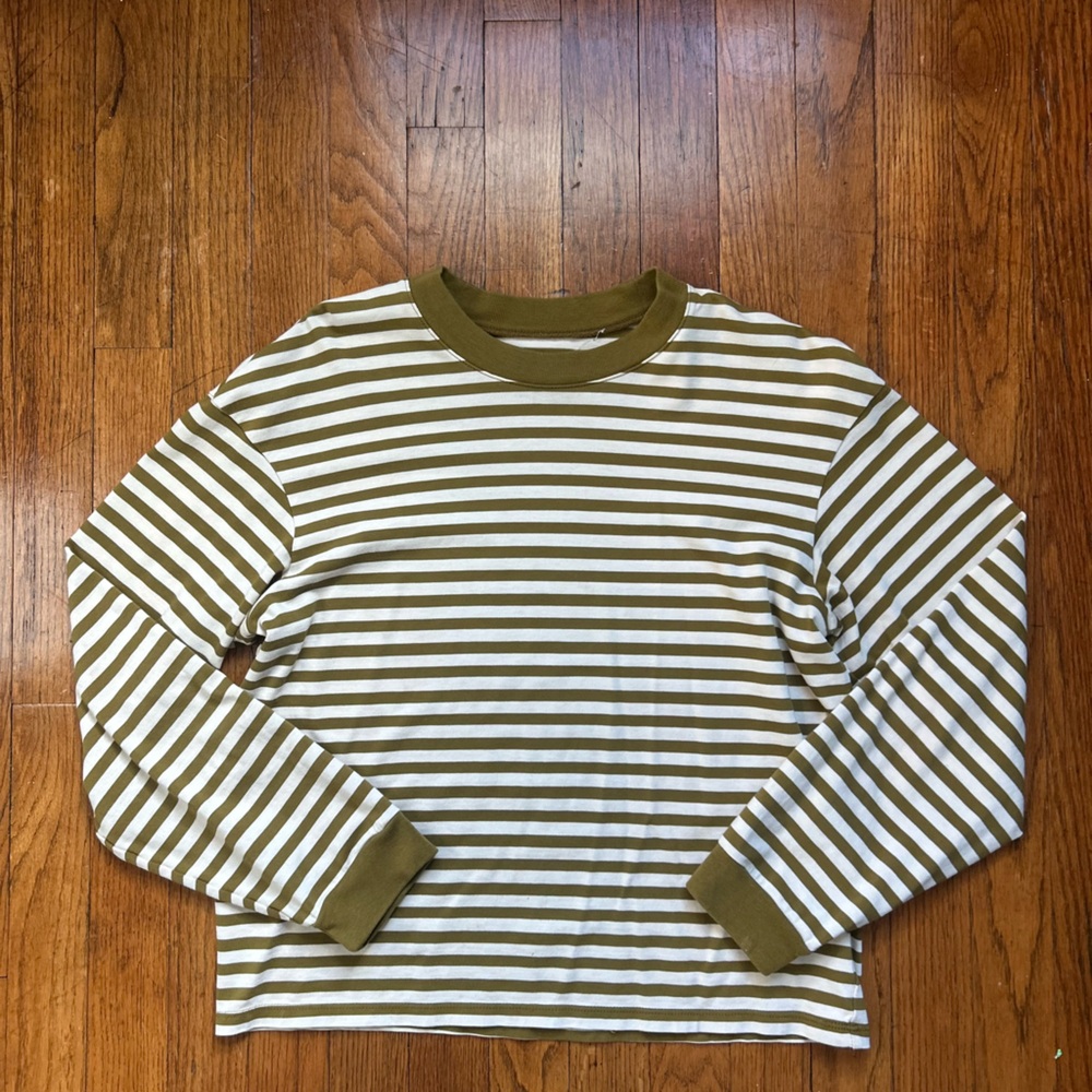 Women’s Striped Long Sleeve Madewell Shirt